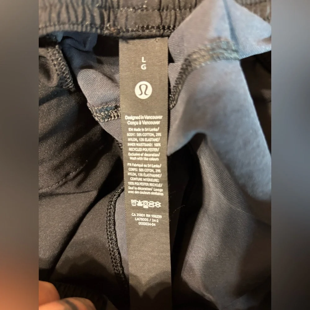 lululemon athletica Men's Flat Front Athletic Shorts - Black